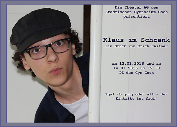 Klaus im Schrank - Plakat